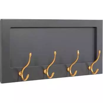 Настенная вешалка для одежды и полотенец BOGACHO Арт 14786/Серый