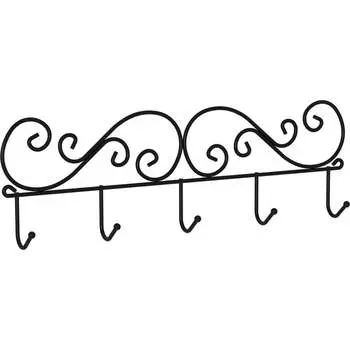 Настенная вешалка ЗМИ Кружева 5 ВН276Ч
