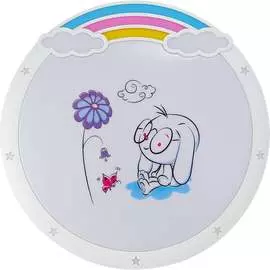 Настенно-потолочный детский светодиодный светильник Лючия Зайка-знайка SLC-148-2K 4606400511533