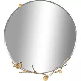 Настенное зеркало BOGACHO Терра Бранч 79037/бронзовый