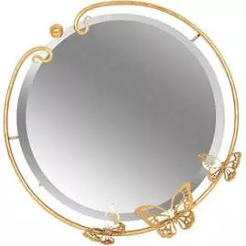 Настенное зеркало BOGACHO Бабочка Эир 79062/бронзовый