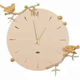 Настенные часы BOGACHO Терра 43013/золотистый