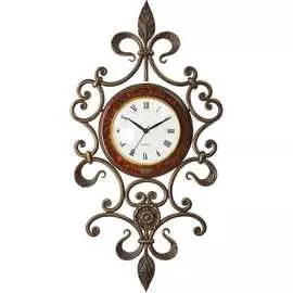 Настенные часы BOGACHO Ля Флер 45003/бронза