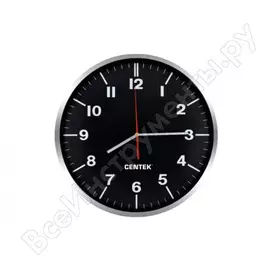 Настенные часы Centek CT-7100 Black