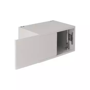 Настенный антивандальный шкаф пенального типа NETLAN 7U EC-WP-075240-GY