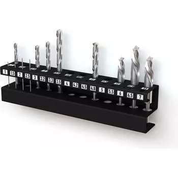 Настенный держатель для хранения сверл EMBODIMENT EMB-WODRB-B