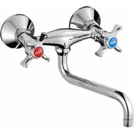 Настенный двурычажный смеситель для кухни Potato