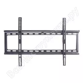 Настенный кронштейн kromax для led/lcd телевизоров 32-90 max 55кг 0 ст свободы ideal-1 black