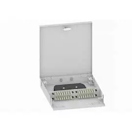 Настенный многомодовый укомплектованный оптический кросс TopLan КРН-Top-64LC/U-OM2-GY