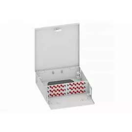 Настенный одномодовый укомплектованный оптический кросс TopLan КРН-Top-48FC/U-OS2-GY