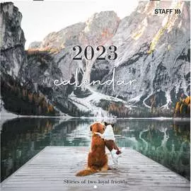 Настенный перекидной календарь Staff