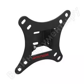 Настенный стальной кронштейн kromax для tv 15-32 max 20кг 1 ст св, нак.+ 5 -15 lcd-02 black