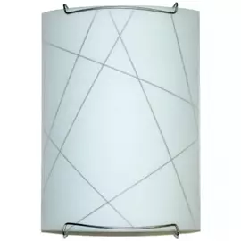 Настенный светильник электроприбор квадратный лилия контур молир прозрачный 1844-5101-00