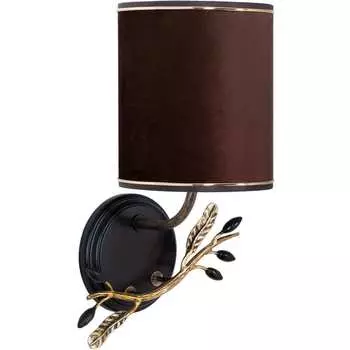 Настенный светильник BOGACHO Oliva Branch СБН-12/коричневый