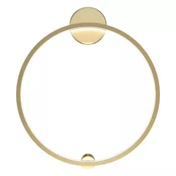 Настенный светильник (бра) MAYTONI Halo Алюминий Латунь MOD005WL-L35BSK