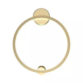 Настенный светильник (бра) MAYTONI Halo Алюминий Латунь MOD005WL-L24BSK