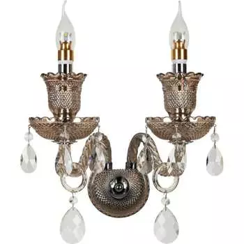 Настенный светильник Мелодия Света W8213-2W WT+CR 22506
