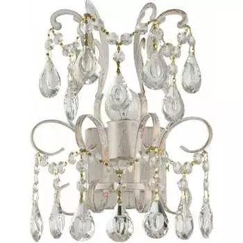 Настенный светильник Мелодия Света 23872-2W WT+GD 26015