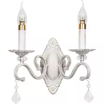 Настенный светильник Мелодия Света P9680-2W WT+GD 29196