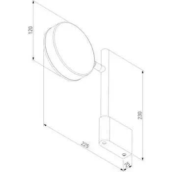 Настенный светодиодный светильник Elektrostandard tobi led 4000k (белый) 40129/led белый a064593