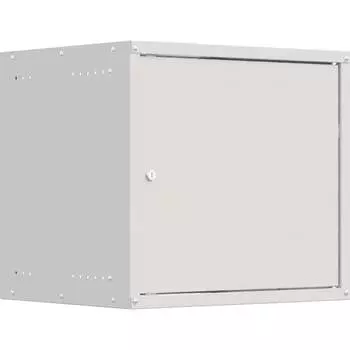 Настенный телекоммуникационный шкаф NTSS LIME 12U 550x450x635мм, 2 профиля 19, дверь сплошная металл, боковые стенки несъемные, разобранный, NTSS-WL12U5545FD