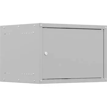 Настенный телекоммуникационный шкаф NTSS LIME 6U 550x450x370мм, 2 профиля 19, дверь сплошная металл, боковые стенки несъемные, разобранный, с NTSS-WL6U5545FD