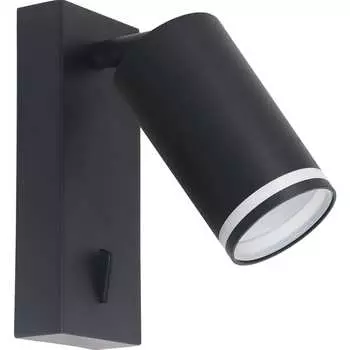 Настеный светильник FERON luna ml1620 35w, 230v, gu10, чёрный 48810