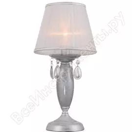 Настольная лампа rivoli 2013501 argento t1 sl 1хe14 40w б0038408