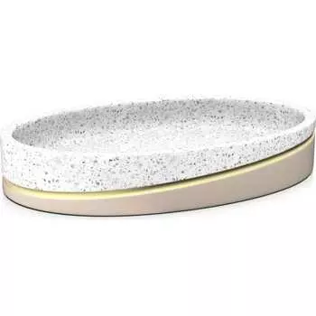 Настольная мыльница FORA terrazzo FOR-TRZ036