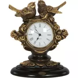 Настольные часы BOGACHO Нежность 43012/бронзовый