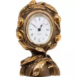 Настольные часы BOGACHO Oliva Branch 42036/бронзовый