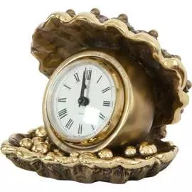 Настольные часы BOGACHO Акойя 42026/бронзовый