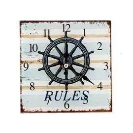 Настольные часы русские подарки 15x15см 78911