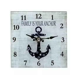 Настольные часы русские подарки 15x15см 78912