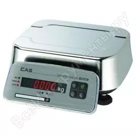 Пылевлагозащищенные настольные весы CAS FW-500-06-C 77-00034729