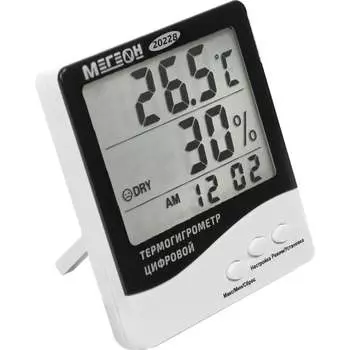 Настольный цифровой термогигрометр МЕГЕОН к0000401764