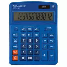 Настольный калькулятор BRAUBERG EXTRA-12-BU 250482
