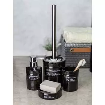 Настольный комплект для ванн Bath Plus Bain noir set4 W-CE0986A-SET4