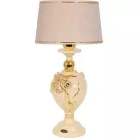 Настольный светильник BOGACHO Флер де Лис СБ-180/АС/Конфети айвори