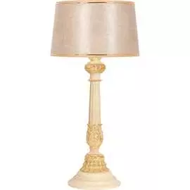 Настольный светильник BOGACHO Колонна испанская СБ-9/АС/Тюссо жемчуг