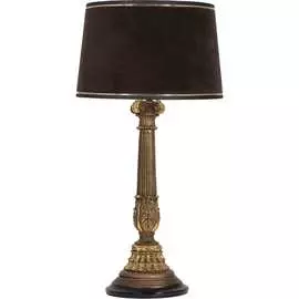 Настольный светильник BOGACHO Колонна испанская СБ-9/Б/Конфети шоколад