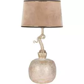 Настольный светильник BOGACHO Гранат СБ-188/АС/Тюссо капучино