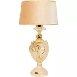 Настольный светильник BOGACHO Флер де Лис СБ-180/АС/Тюссо беж