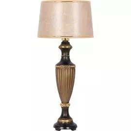 Настольный светильник BOGACHO Ваза ребристая СБ-19/Б/Тюссо жемчуг