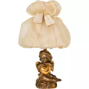 Настольный светильник BOGACHO Сердце Купидона СБ-84/Б/Мадлен жемчуг