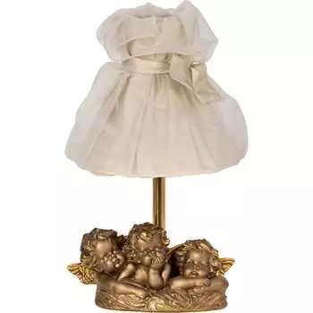 Настольный светильник BOGACHO Веселые Купидоны СБ-85/Б/Мадлен жемчуг