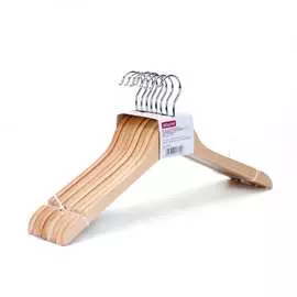 Натуральная деревянная вешалка-плечики Attache
