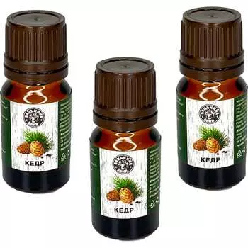 Натуральное эфирное масло для бани Бацькина баня Кедр 16005-3-набор-ВИ