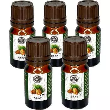 Натуральное эфирное масло для бани Бацькина баня Кедр 16005-5-набор-ВИ