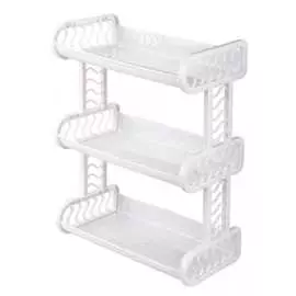 Навесная трехъярусная полка ПОЛИМЕРБЫТ 63210639